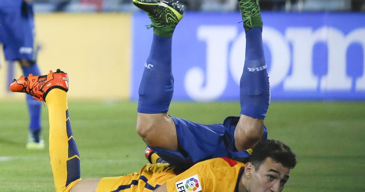 "Барселона" уверенно победила "Хетафе" - 2:0. / © Reuters