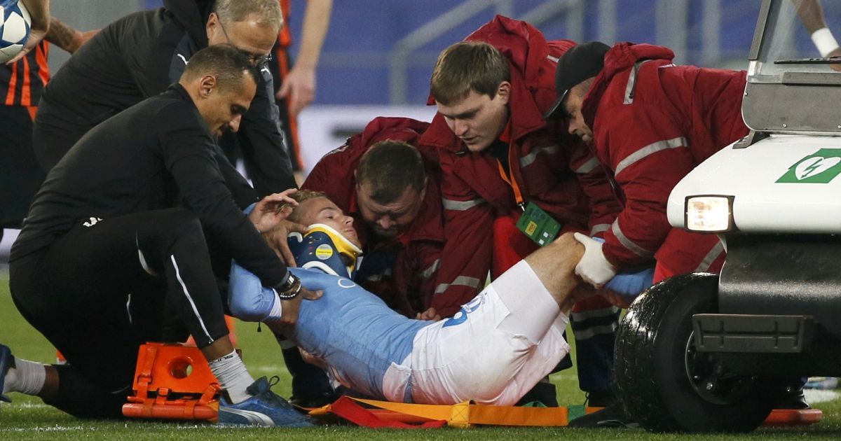 Травма Оскара Левицки. / © Reuters