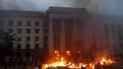 В Одессе горит дом Профсоюзов. Архивное фото