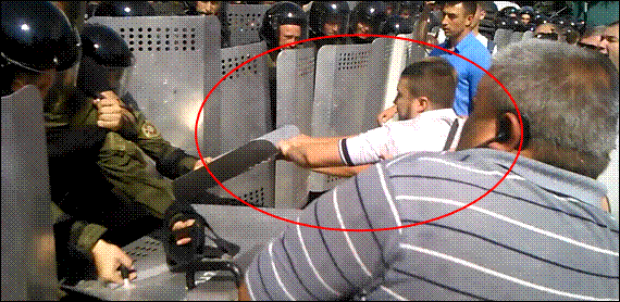 В МВД допросят участников беспорядков / © Пресс-служба МВД Украины