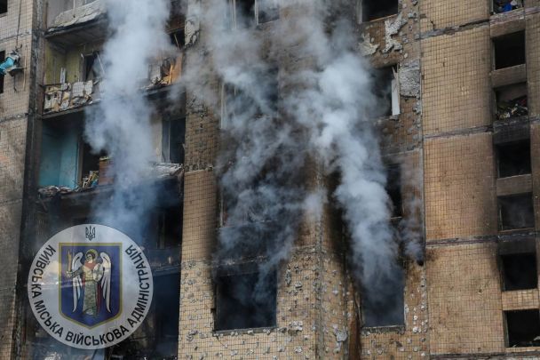 Ракетный обстрел Киева 2 января 2024 года