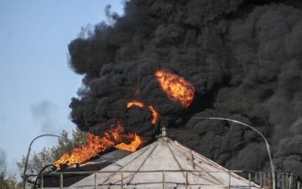 Під Києвом стався вибух на нафтобазі