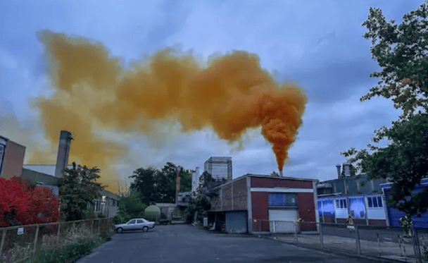 В місті Майнашаффі поблизу Ашаффенбурга стався викид високотоксичних газів. Поліція Ашаффенбурга.