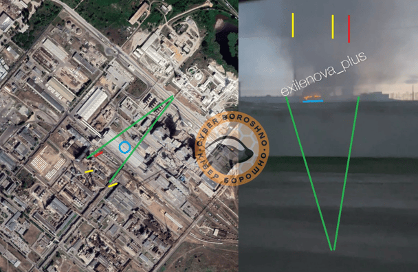 Попадание дрона в очень важный химический завод РФ