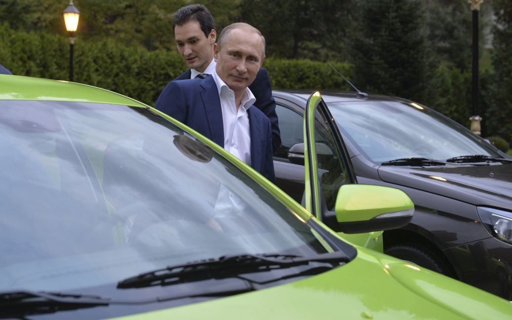 Путин опоздал на встречу на зеленой "Ладе" / © Reuters