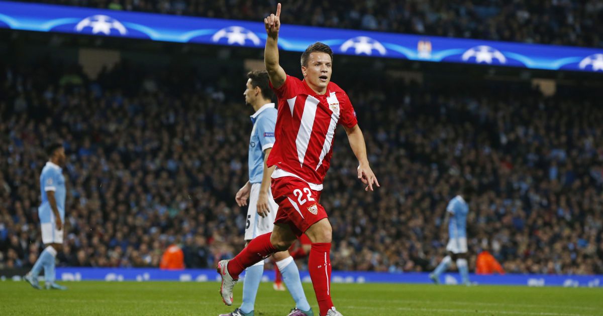 Евгений Коноплянка забил свой второй гол в Лиге чемпионов за три сыгранных матча.