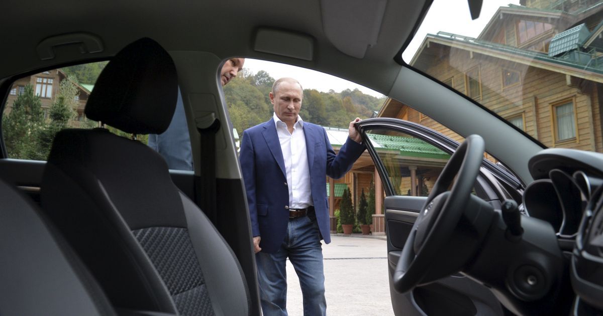 Путин опоздал на встречу на зеленой "Ладе" / © Reuters