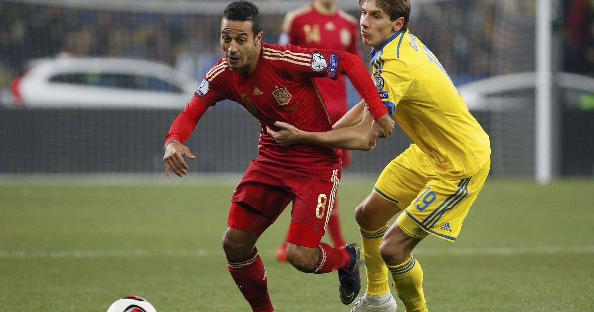 Гармаш у грі з Іспанією