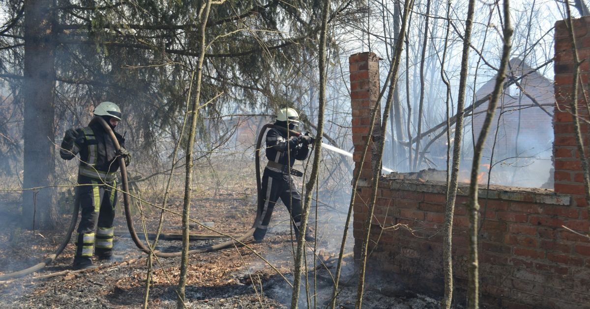 У Житомирській області на території Поліського заповідника досі горить лісова підстилка