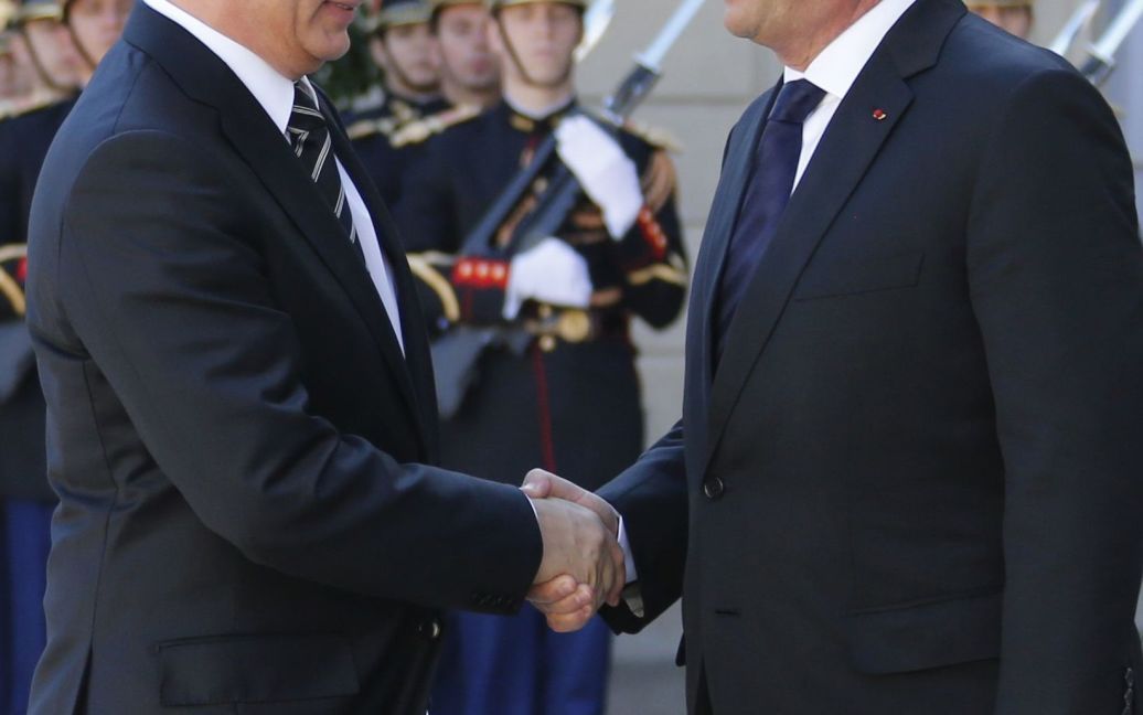 Олланд зустрічав лідерів "Норманської четвірки" / © Reuters