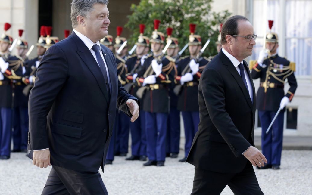 Олланд зустрівав лидеров "Норманнской четверки" / © Reuters
