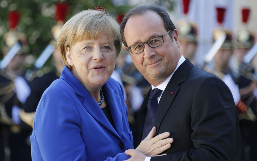 Олланд встречал лидеров "Норманнской четверки" / © Reuters