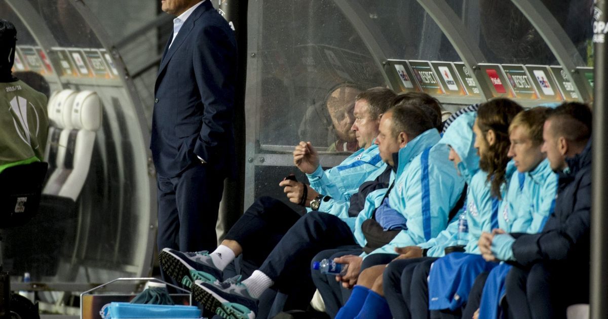 Маркевич во время матча с "Русенборгом"