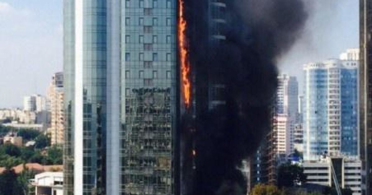 Пожар в здании локализовали