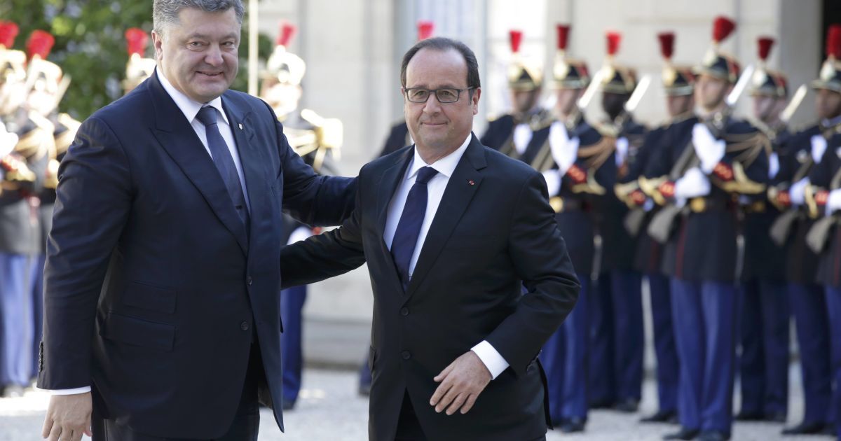 Олланд встречал лидеров "Норманнской четверки" / © Reuters