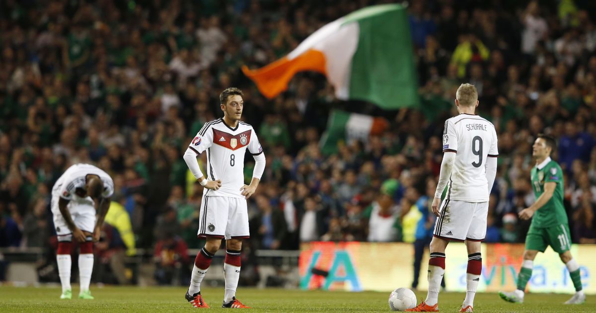 Германия проиграла Ирландии