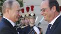 Путин с Олландом поговорили о Сирии.