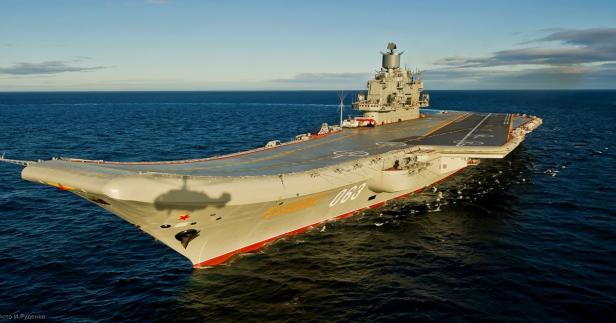 Российский авианосец отправится в Средиземное море