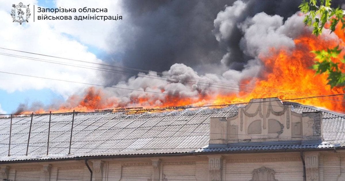 Последствия атаки в Запорожье 26 июня