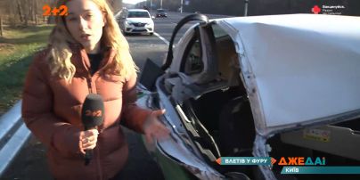 Водій "Рено" не впорався з керуванням і залетів прямо під фуру на Бориспільському шосе