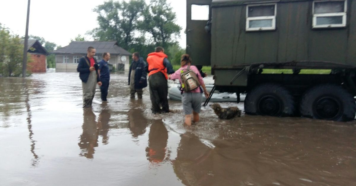 Підтоплені будинки, подвір'я та автошляхи: рятувальники розповіли, яка зараз ситуація на заході