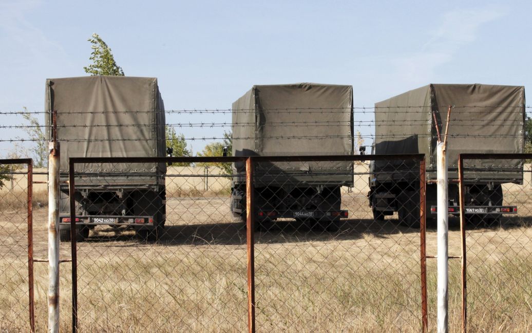 На новой военной базе следов строительства пока не видно, но военные там уже есть. / © Reuters