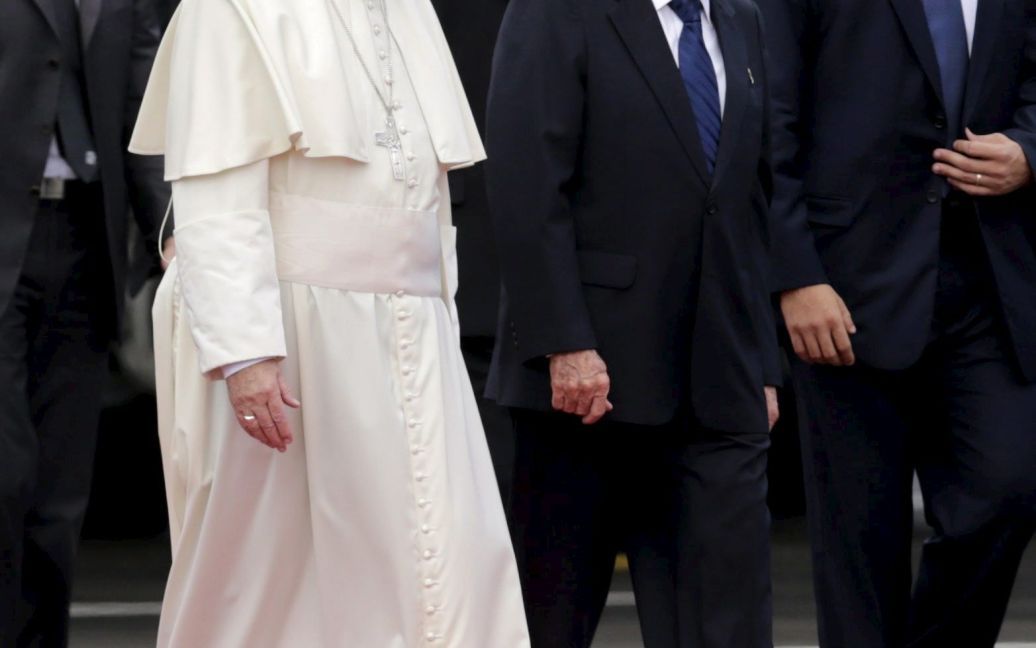 Папа Римский впервые прибыл на Кубу. / © Reuters