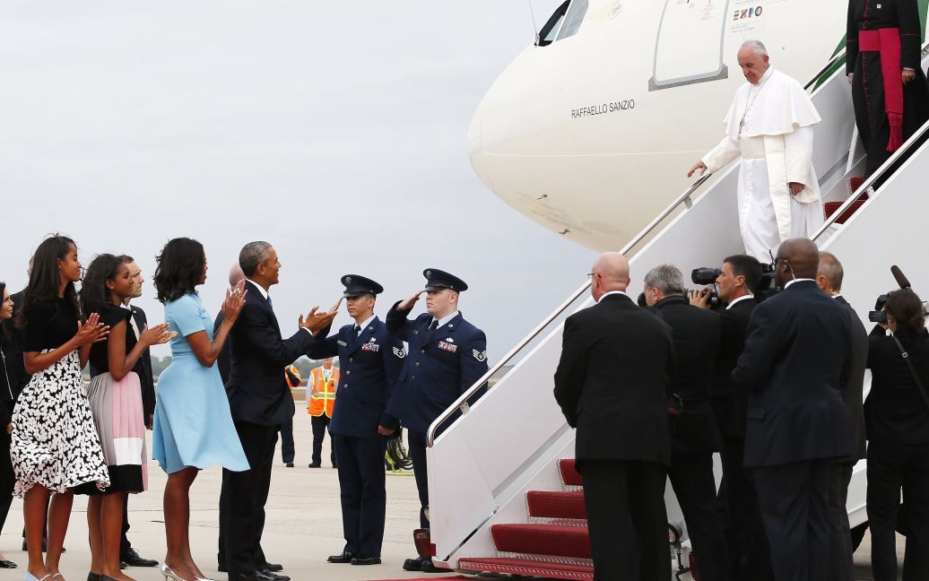 Франциска в аэропорту встречал Барак Обама. / © Reuters