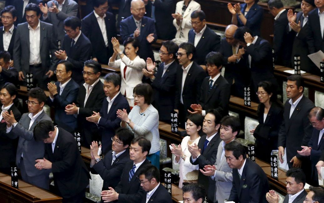 Парламент принял законы об усилении полномочий Сил самообороны. / © Reuters