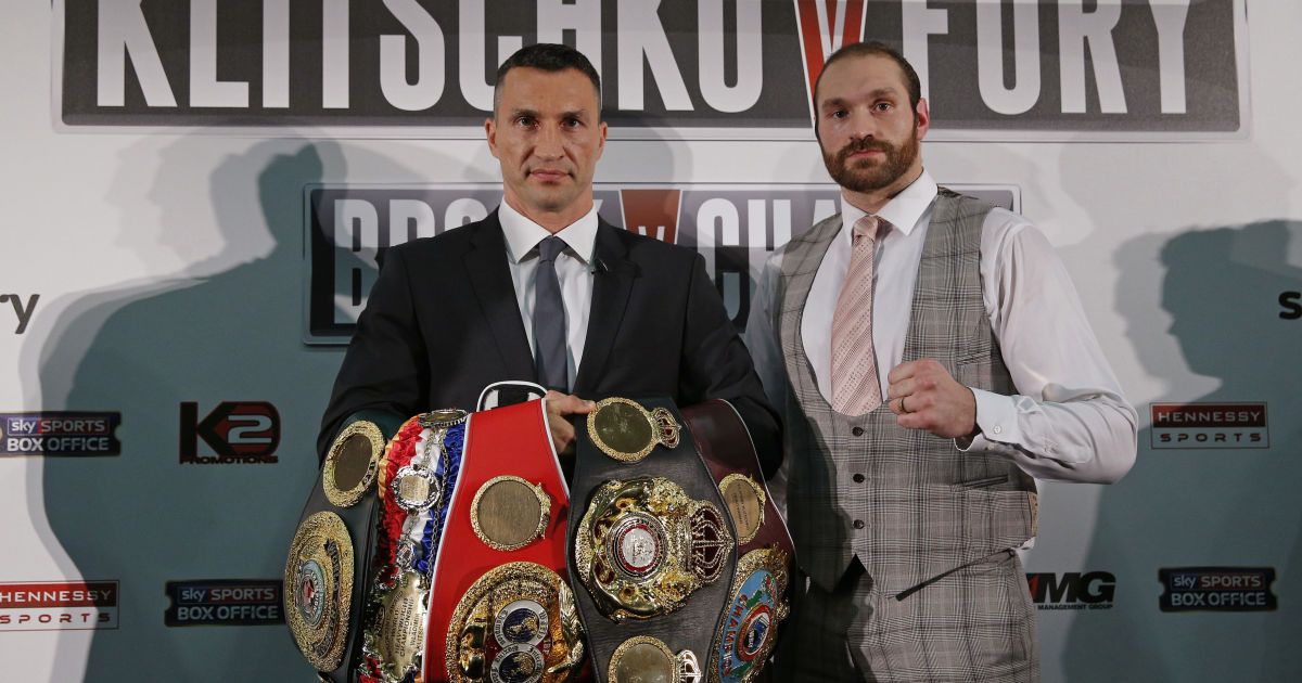 Пресс-конференция Владимира Кличко и Тайсона Фьюри.