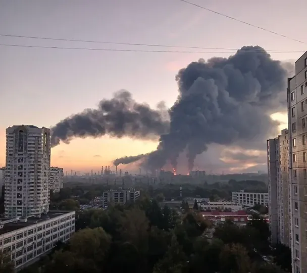 Москва в огне. Фото: соцсети