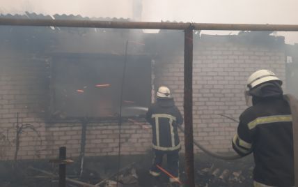 Площа пожежі в Луганській області збільшилася