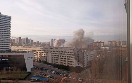 Обстріл Києва 31 грудня: були пошкоджені будівлі КНУ імені Тараса Шевченка (фото)