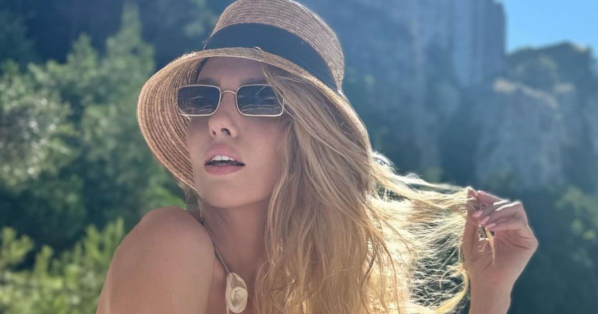 Оля Полякова на відпочинку