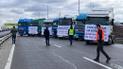 Протест украинских перевозчиков на границе с Польшей/Фото: Ольга Дейнека/Общественное Львов