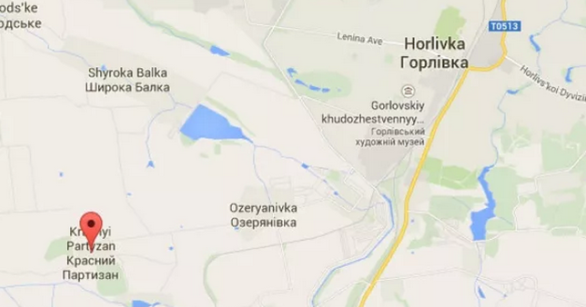 Красний Партизан під контролем бойовиків.