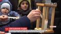 На Буковелі запалили свічки від різдвяного вогню, що принесли пластуни