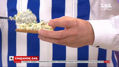 Намазка з черемші для канапок – "Рецепти Сніданку"