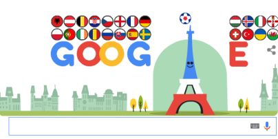 Євро-2016.У Франції "переодягли" Google до старту чемпіонату з футболу