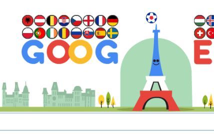 Євро-2016.У Франції "переодягли" Google до старту чемпіонату з футболу