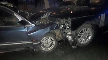 В аварію потрапили три машини, постраждали п&#039;ять осіб. / © facebook/Артем Шевченко