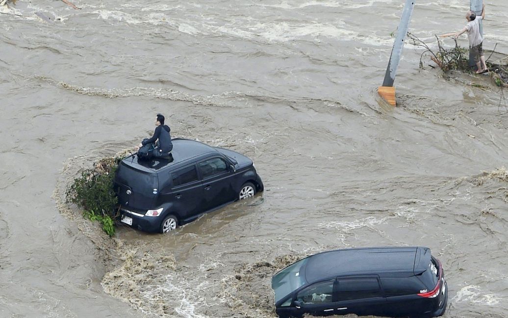 Японская провинция страдает от наводнения / © Reuters