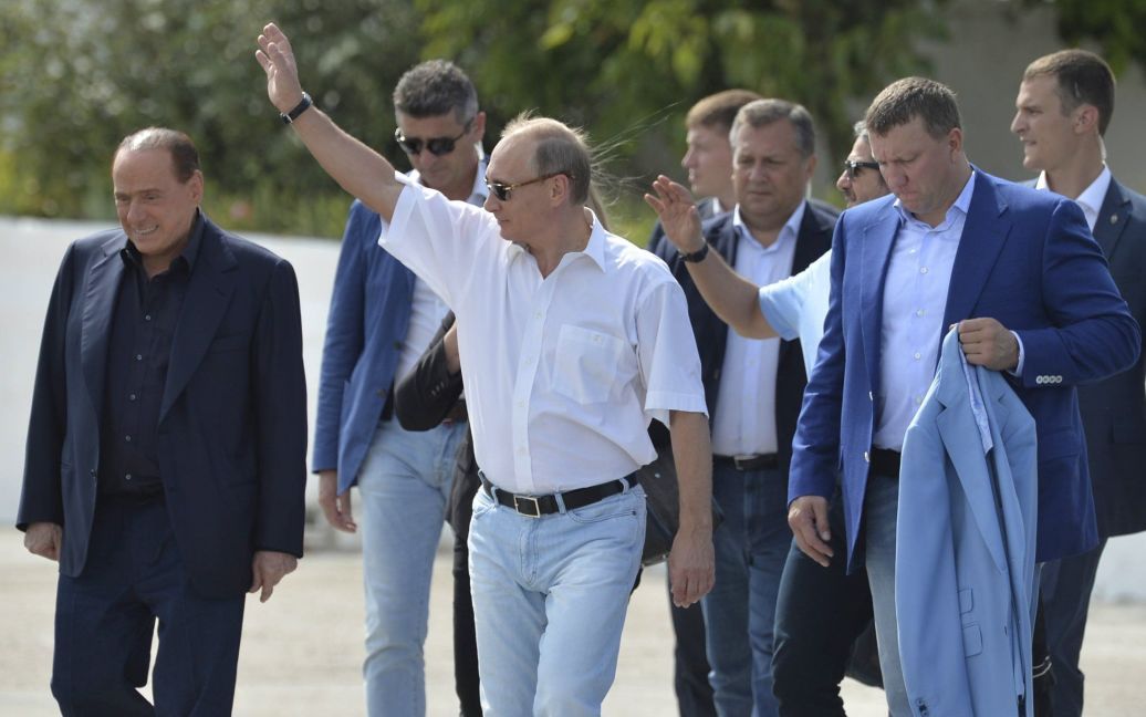 Путин и Берлускони провели уикенд в Крыму / © Reuters