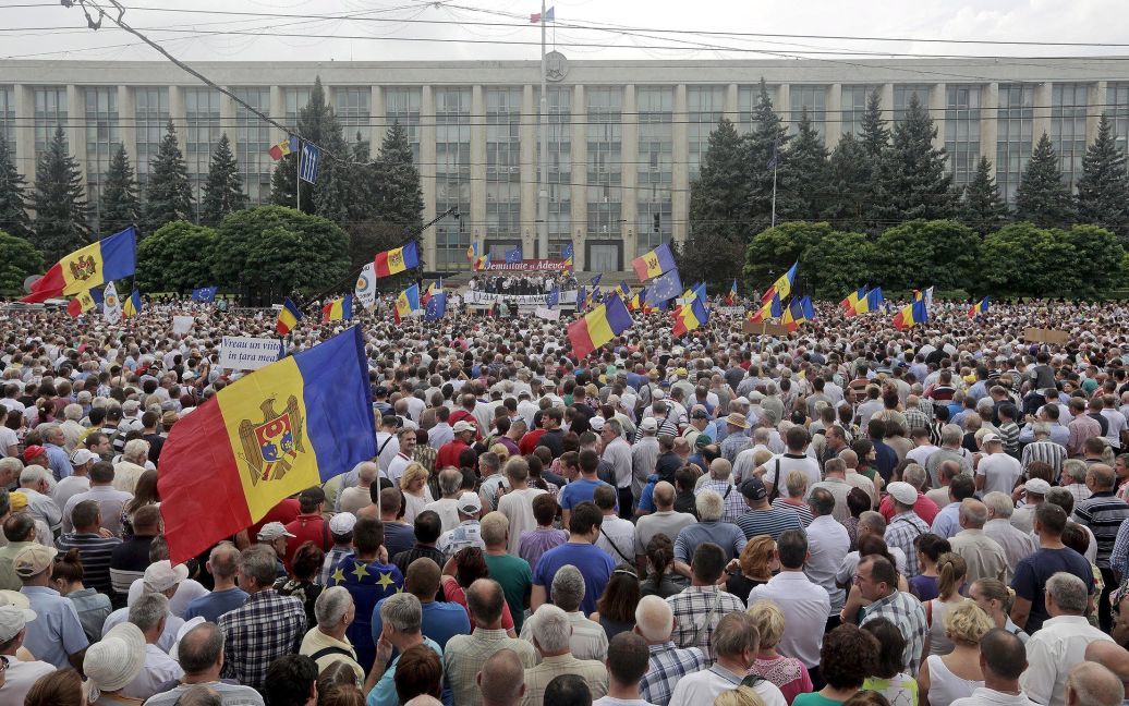 Антиправительственный митинг в Кишиневе, Молдова / © Reuters