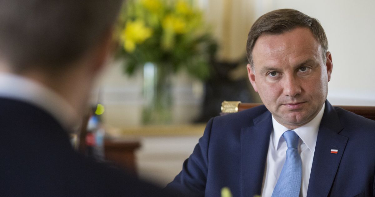 Дуда: Конфлікт в Україні має бути завершений тривалим миром, а не замороженням