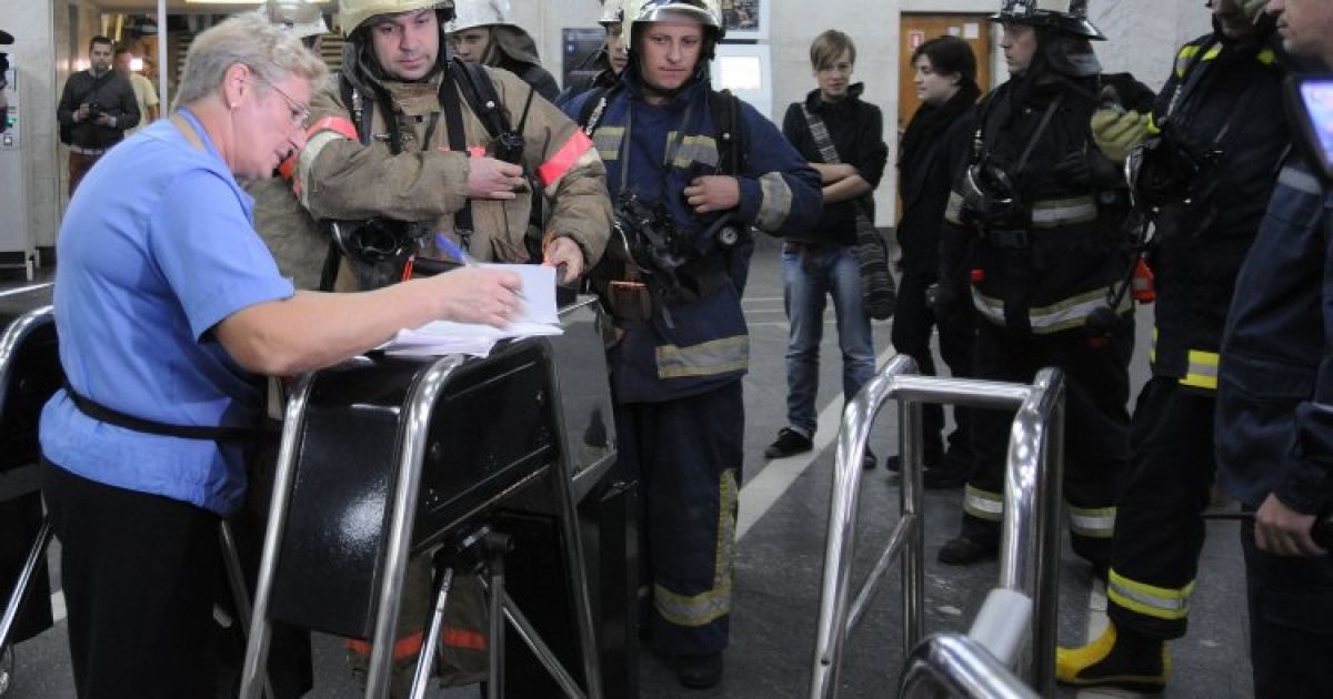 В столичном метро прошли учения / © УНИАН