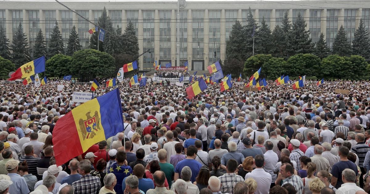 В Молдове происходит протест левых партий