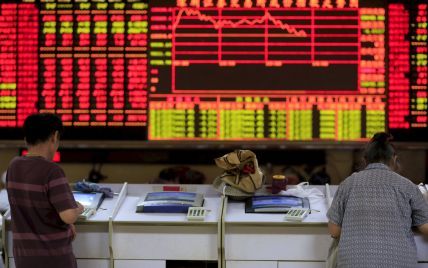 В Китае произошел очередной обвал на фондовых биржах