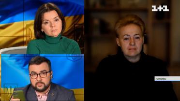 Даля Грибаускайте закликала НАТО втрутитись у війну між Україною та Росією