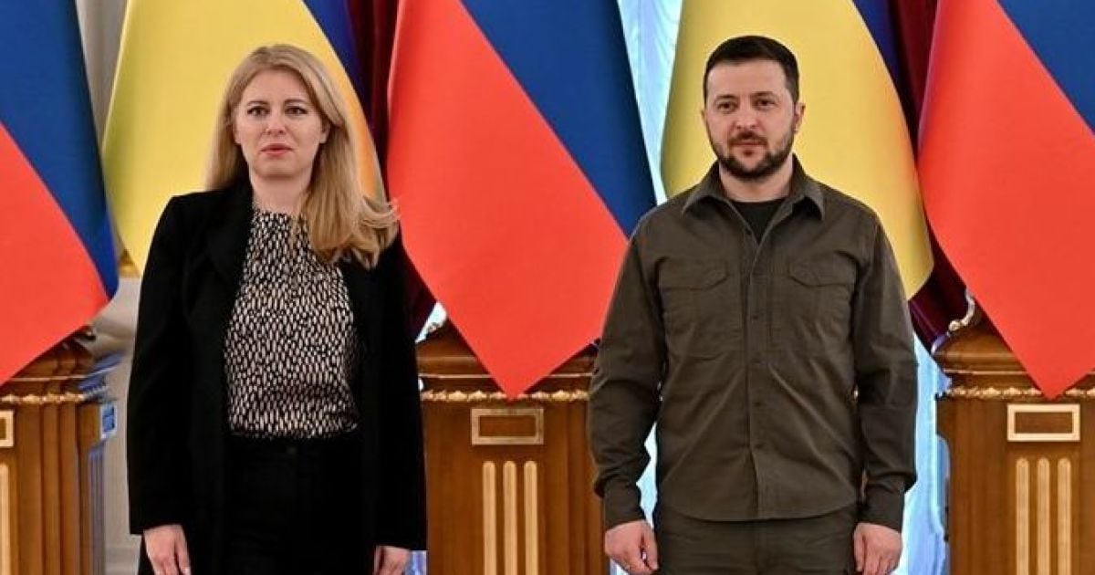 Зузана Чапутова и Владимир Зеленский